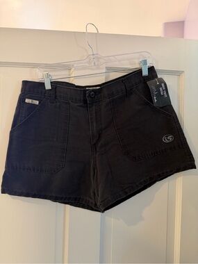Interstate IS Girl Y2K Jean Shorts Womens Sz 13 Black Vintage Streetwear USA